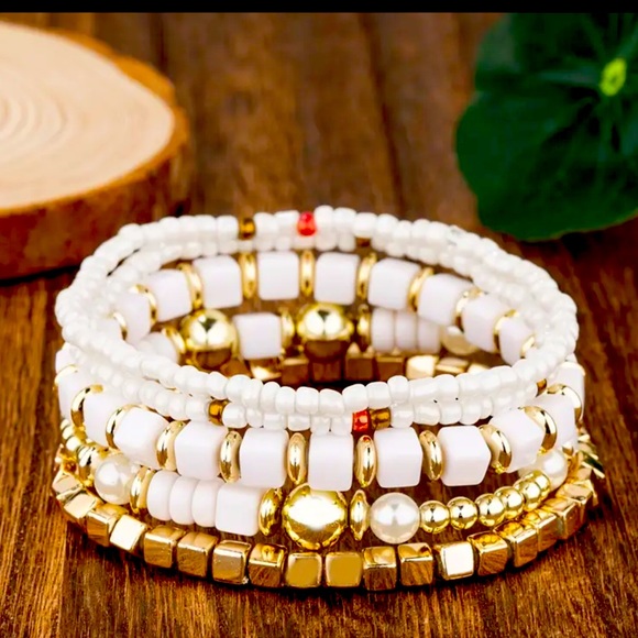 Bohemian glass Bracelet set - Picture 6 of 13